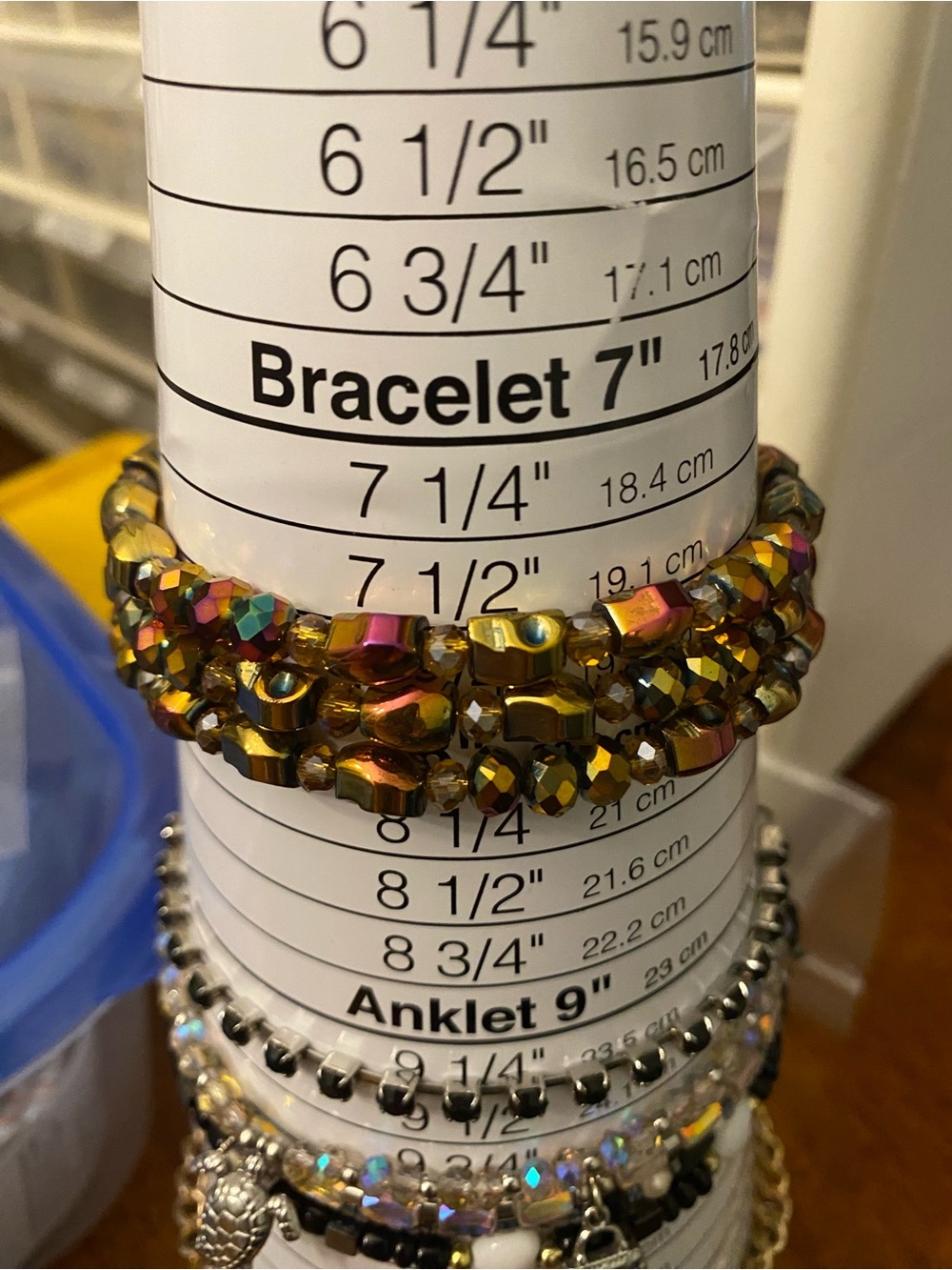 Cranberry Skulls Wrap Bracelet